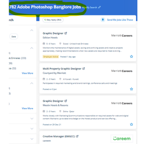 Adobe Photoshop internship jobs in Surat