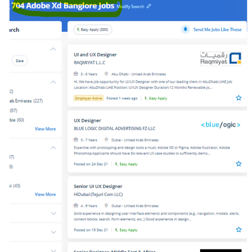 Adobe XD internship jobs in Surat