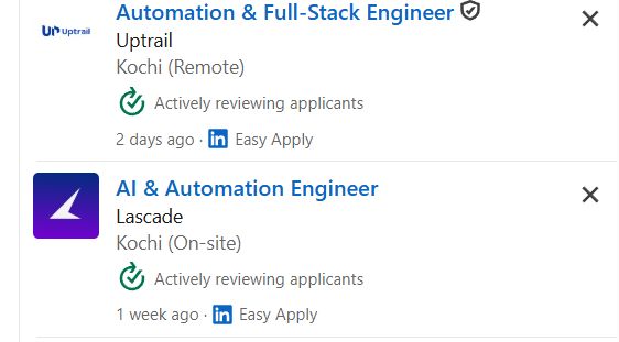 AI Automation with n8n & Make.com internship jobs in Bangalore