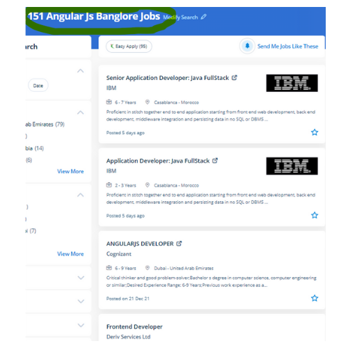 Angular JS internship jobs in Surat