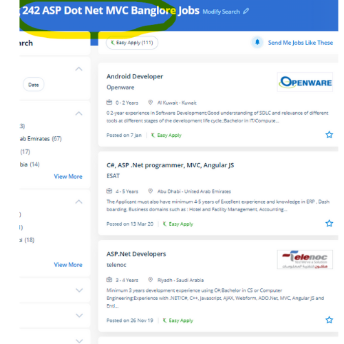 ASP.NET MVC internship jobs in Navi Mumbai