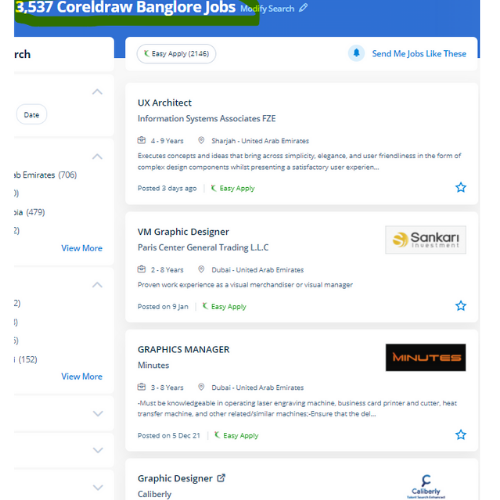 CorelDRAW internship jobs in Surat