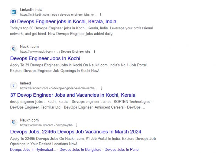 DevOps internship jobs in Varanasi
