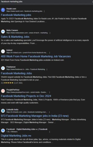 Facebook Marketing internship jobs in Ahmedabad