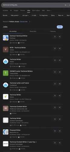 Technical Writing internship jobs in Bangalore